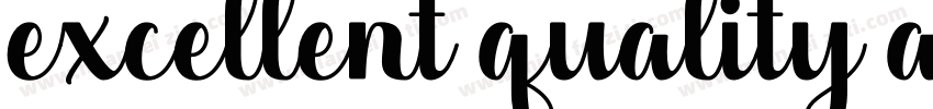 excellent quality an字体转换